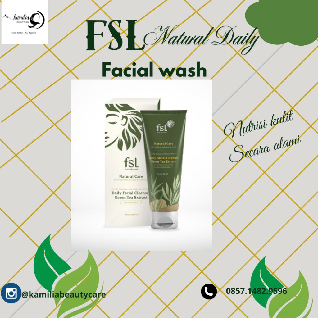 karnus FSL facial wash/cuci wajah/ facial cleanser