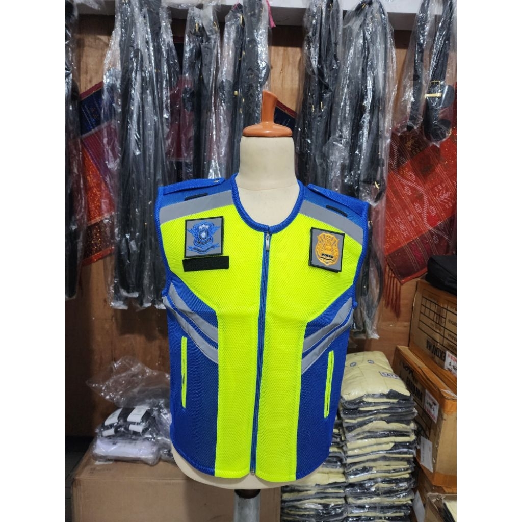 Rompi Polisi Jaring Jaring Kuat cuma ada XXL