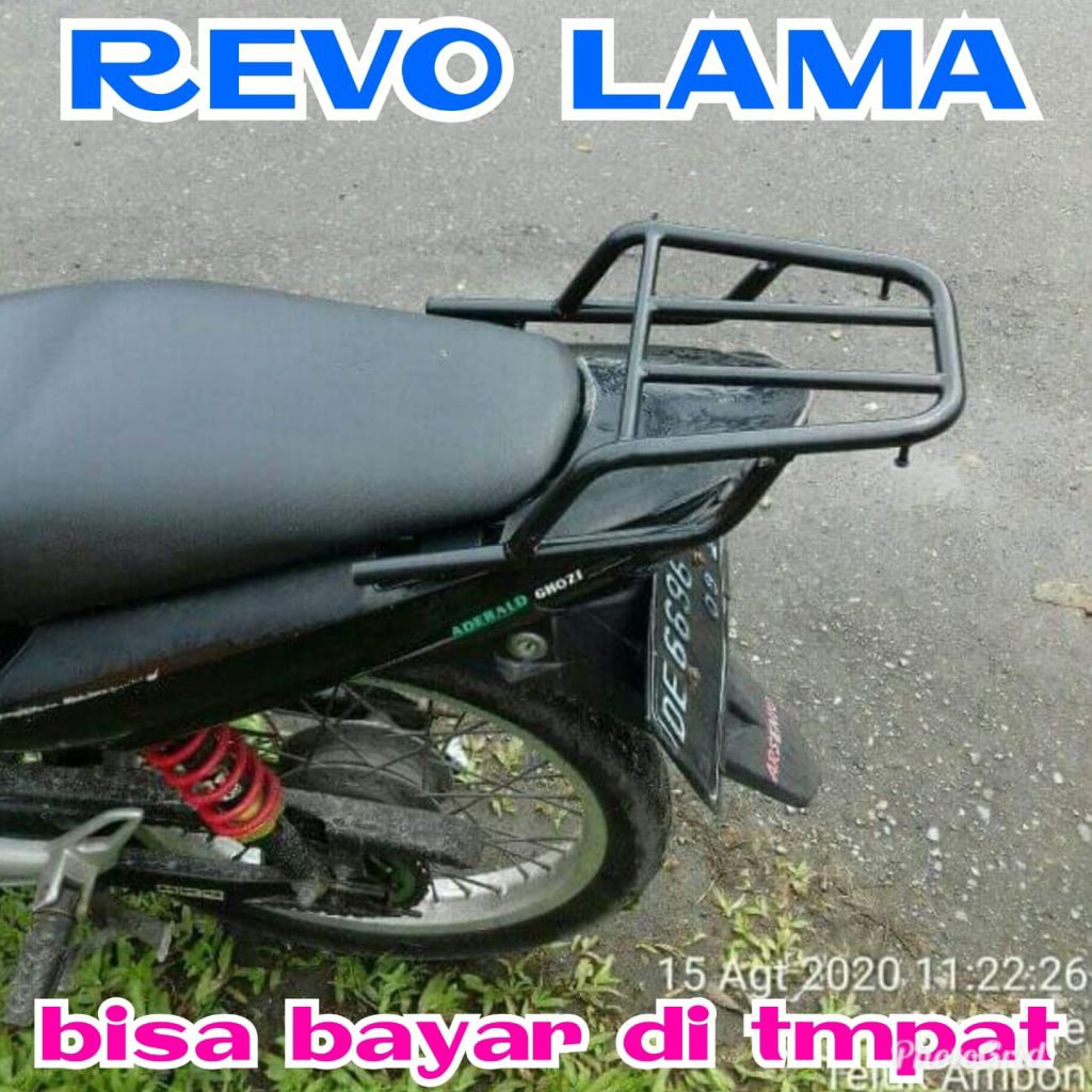 Breket REVO LAMA LANCIP bracket Behel Breaket Braket Begel Rak Bagasi Belakang Planger plenger Pegan