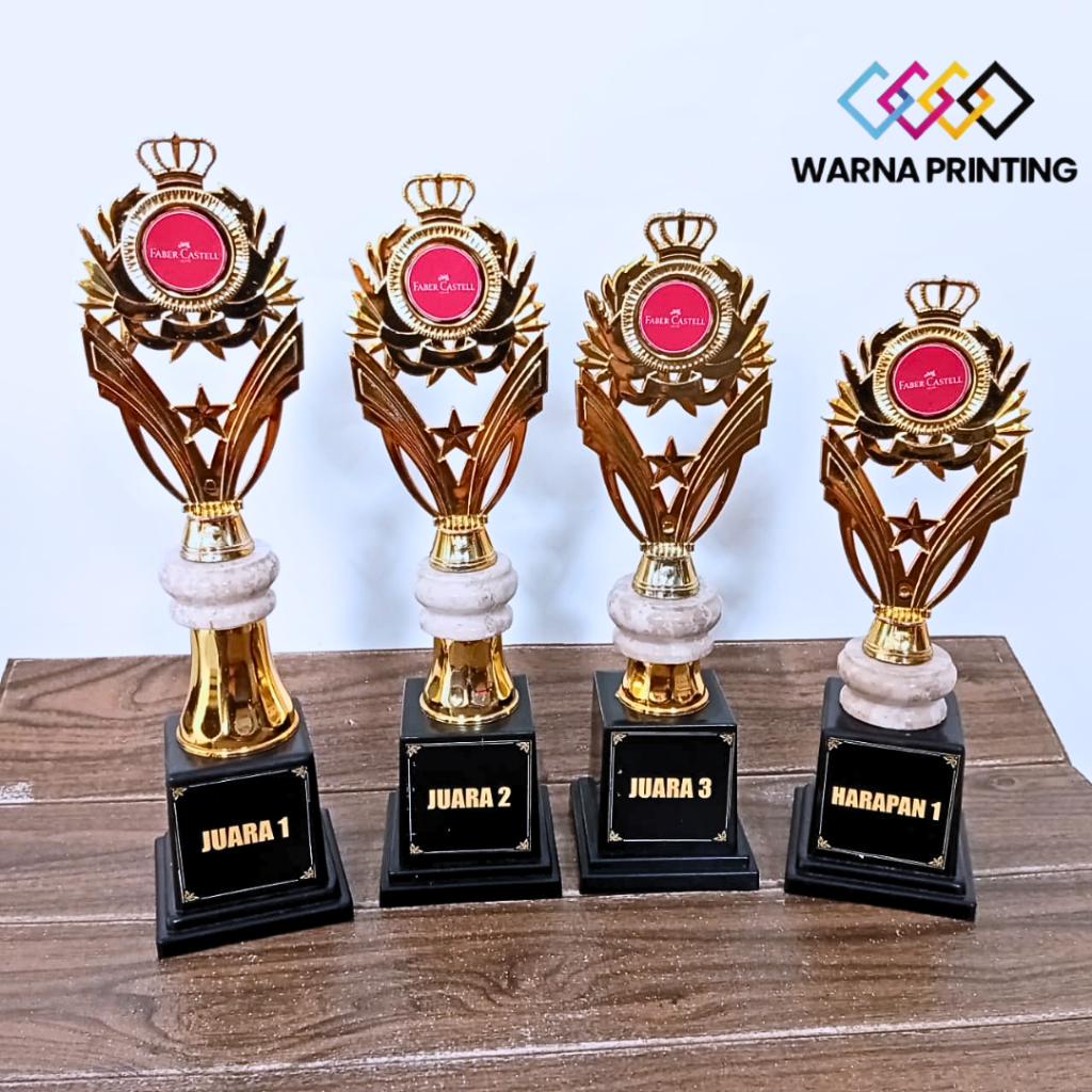 PIALA JUARA 1234 SATUAN KOMBINASI MARMER
