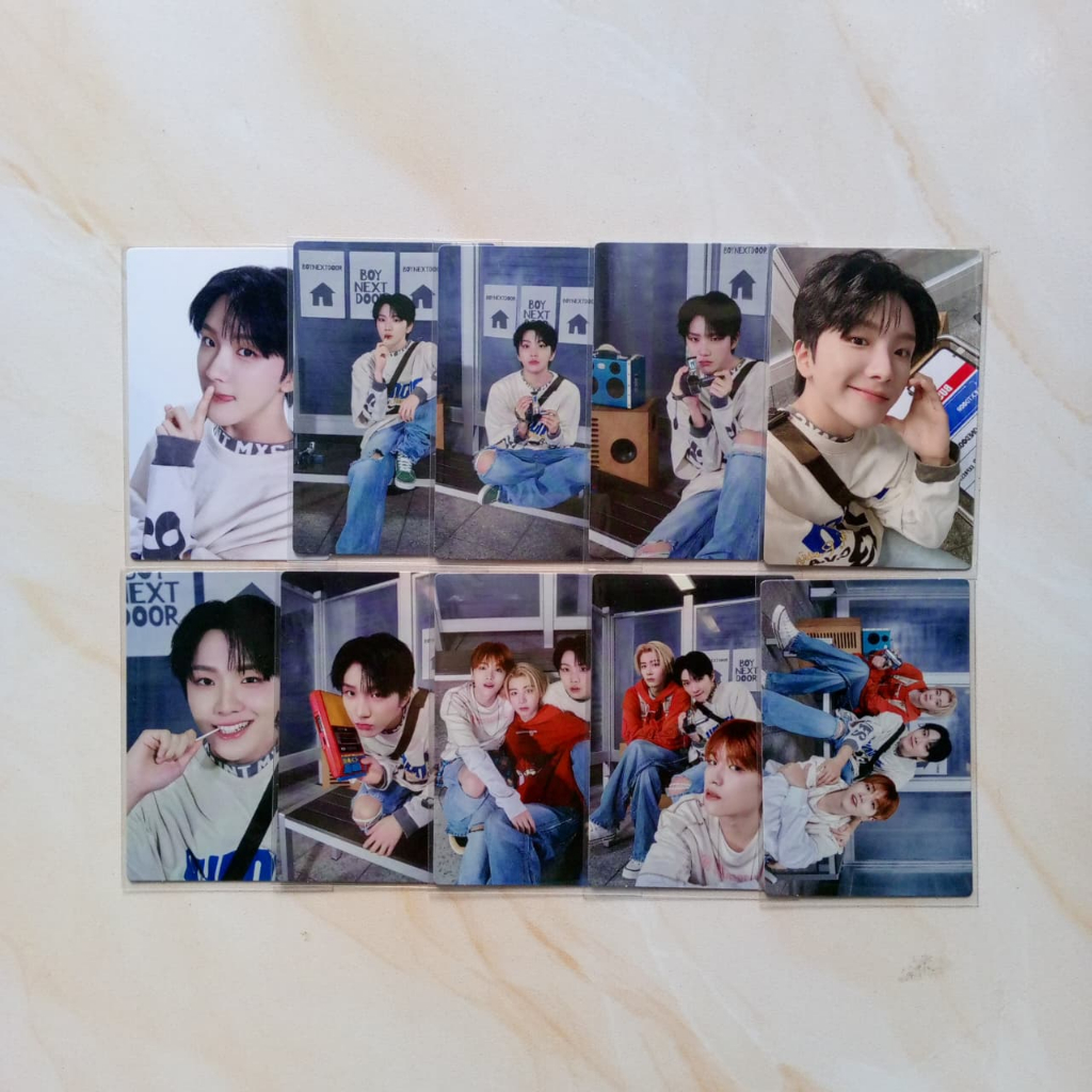 [READY ON HAND] OFFICIAL PHOTOCARD (PC) BOYNEXTDOOR - WOONHAK KNOCK ON VOL.1 TRADING CARD FINAL SEOU