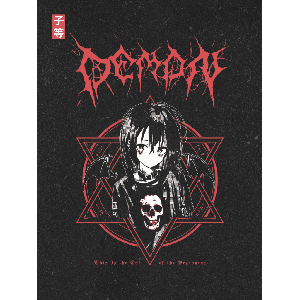 Kaos oversize lengan pendek perempuan/ Kaos Anime Oversize/ t-shirt Oversize Anime Perempuan/ Oversi