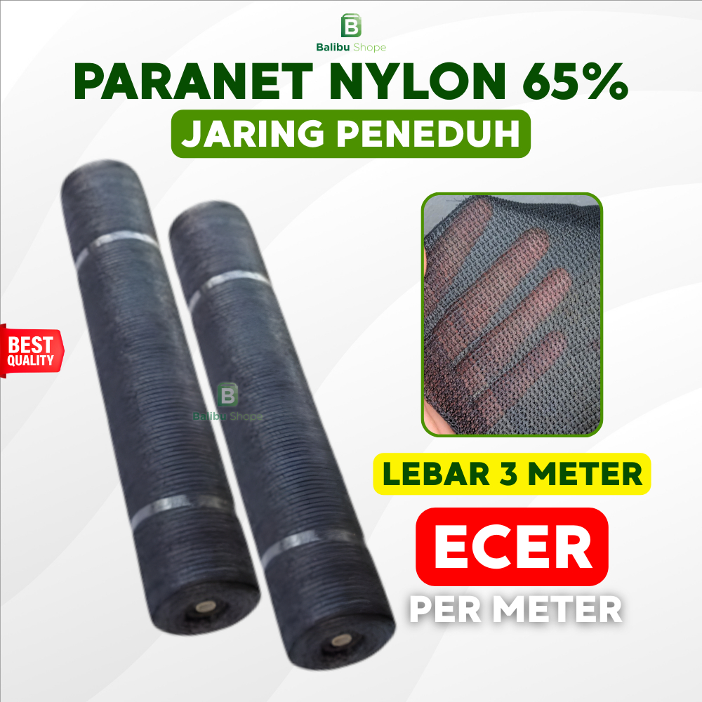 Paranet Nylon 65 % x Lebar 3 Meter Per 1 Meter