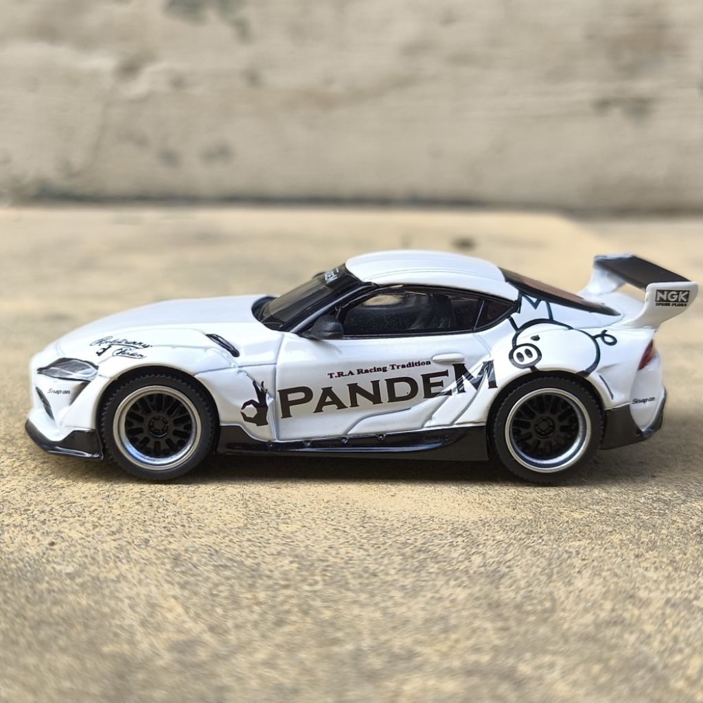 Mini GT Pandem Toyota GR Supra White