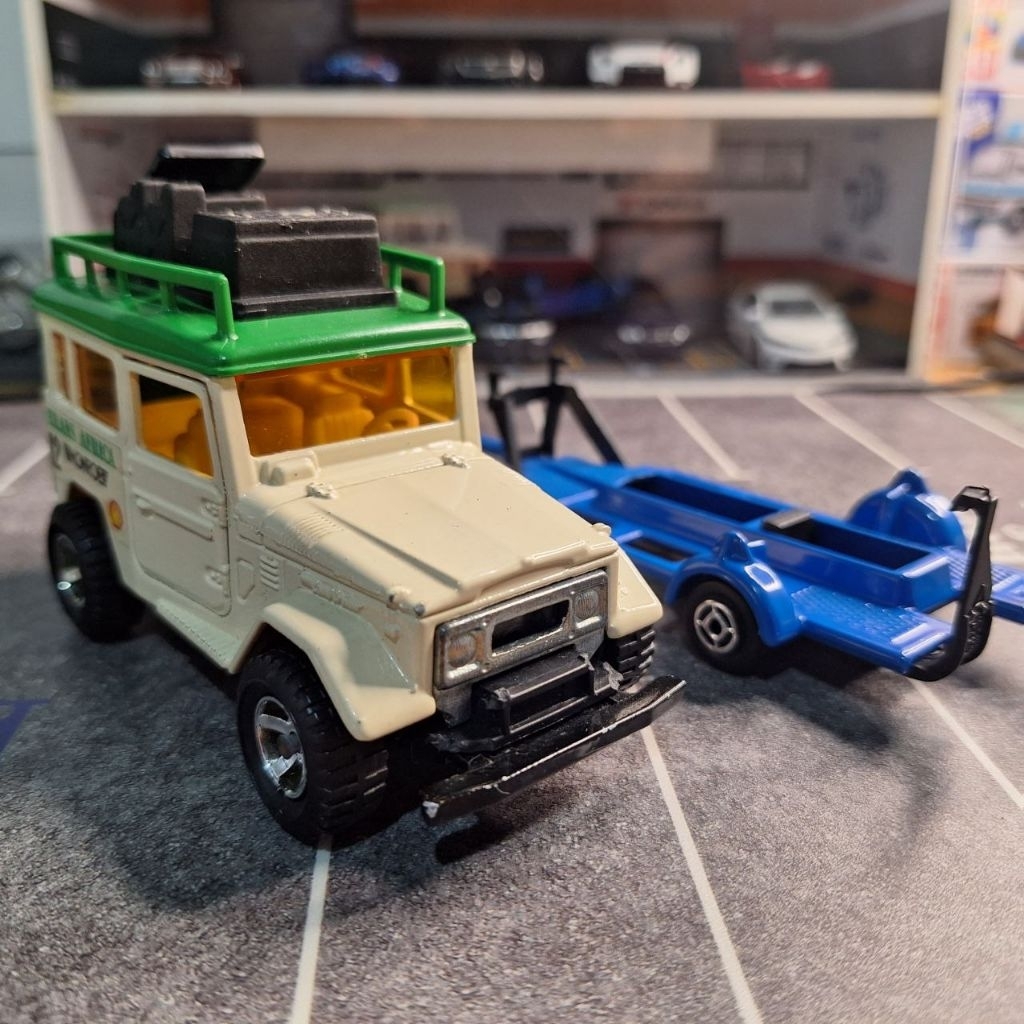 Diecast Majorette Toyota Land Cruiser FJ40 Trans Africa 1/36 Super Rare