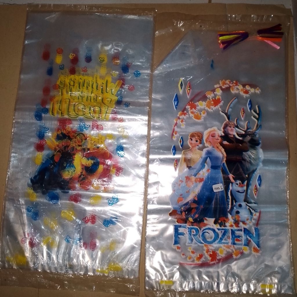 plastik Snack ulang tahun / plastik jajan ulang tahun / plastik ultah /plastik pp ulang tahun / plas