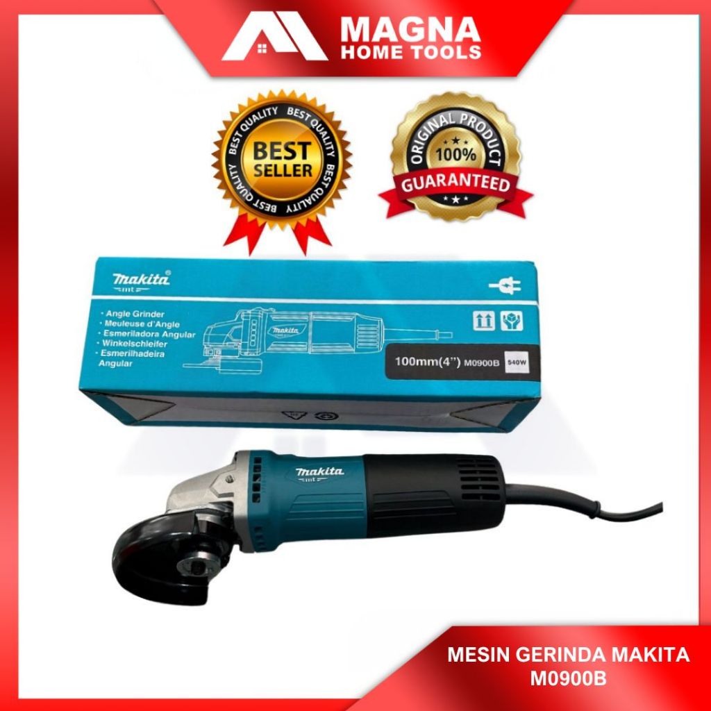 MESIN GERINDA TANGAN MAKTEC/MAKITA ASLI M0900B [TANGGUH]