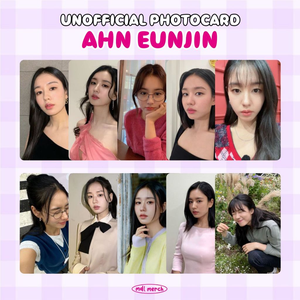 AHN EUNJIN / PHOTOCARD UNOFFICIAL / KOREAN DRAMA ACTREES / PHOTOCARD AKTOR KOREA AKTRIS KOREA
