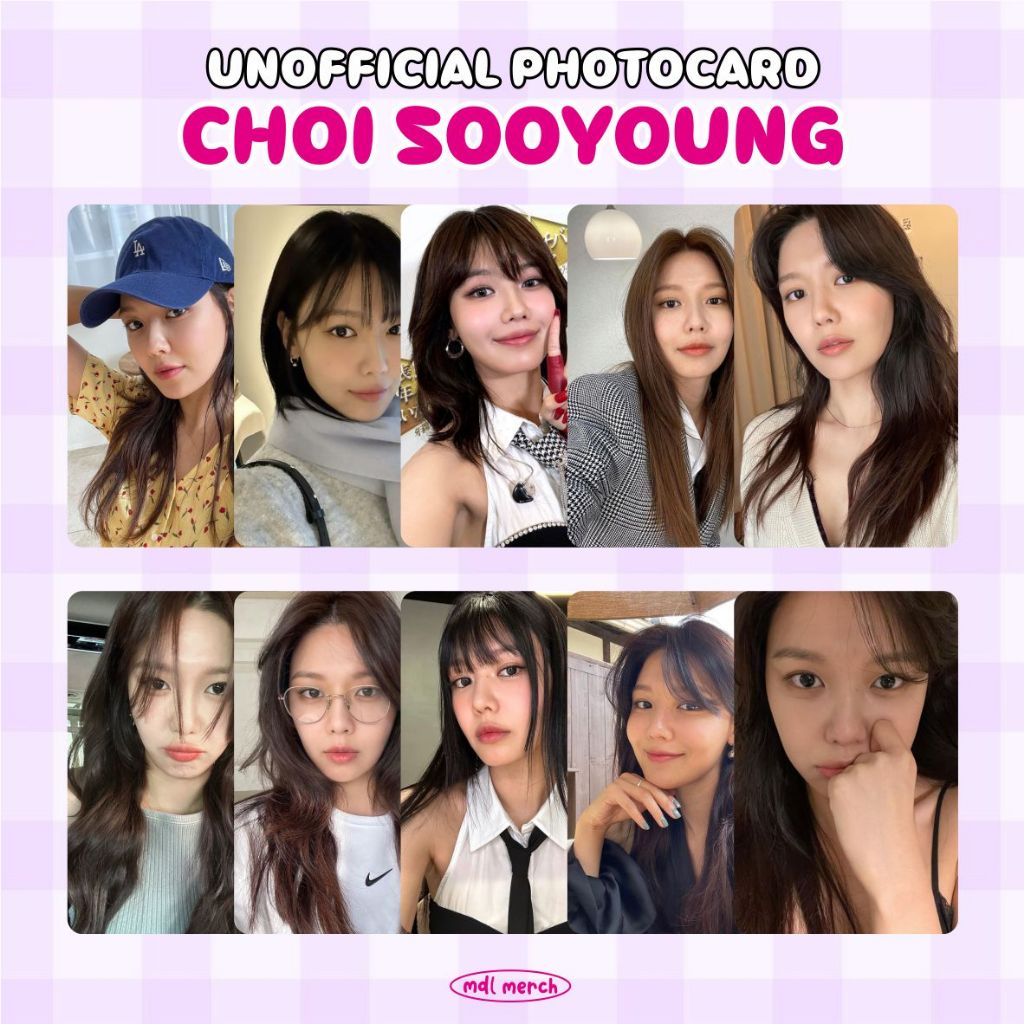 CHOI SOOYOUNG SNSD / PHOTOCARD UNOFFICIAL / KOREAN DRAMA ACTREES / PHOTOCARD AKTOR KOREA AKTRIS KORE