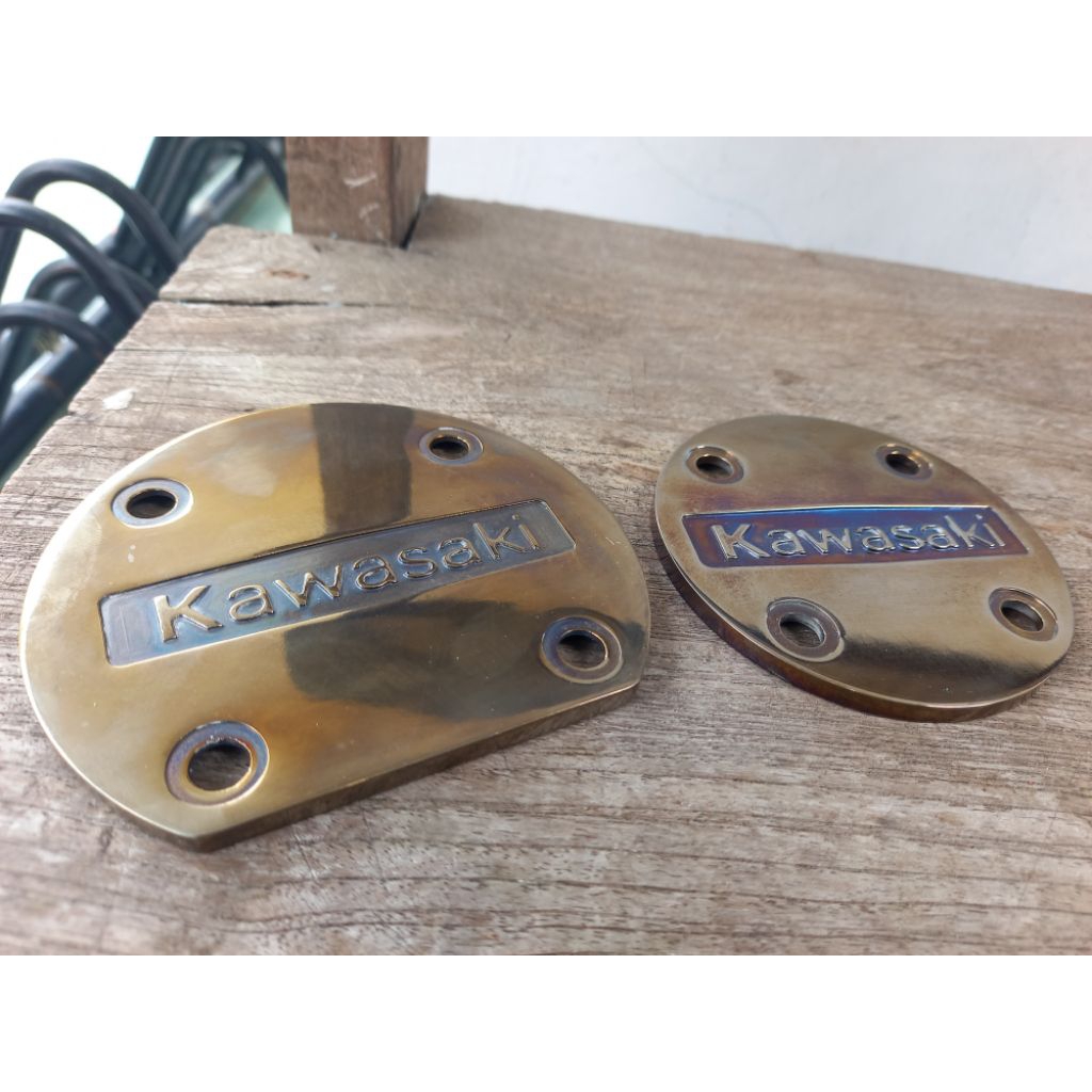 cover mesin ninja r titanium cover mesin ninja titanium cover blok kanan kiri titanium cover mesin t