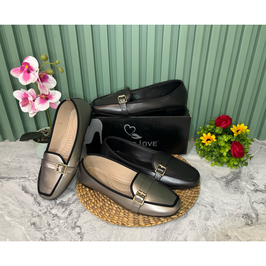 Flatshoes Green Love