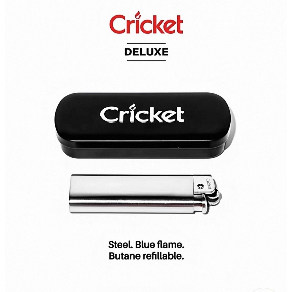 Cricket Deluxe Metal Lighter Original - Flint Metal Limited edition