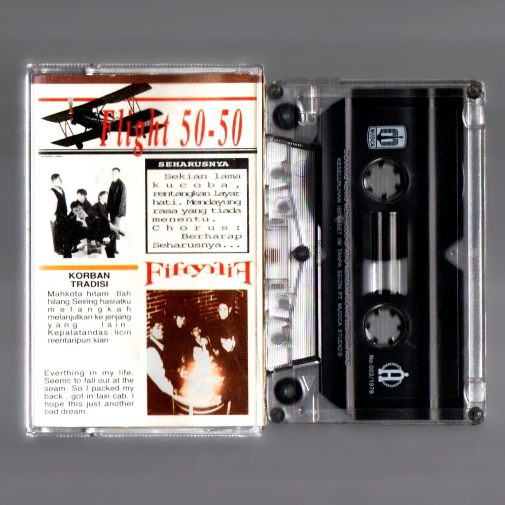 Kaset Pita Band Indonesia - Fifty Fifty // Flight 50-50 - Tape Tested