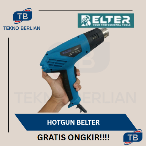 BELTER Alat Pemanas Hotgun Plastik Heat Hot Gun Pro Blow Dryer 2000 Watt