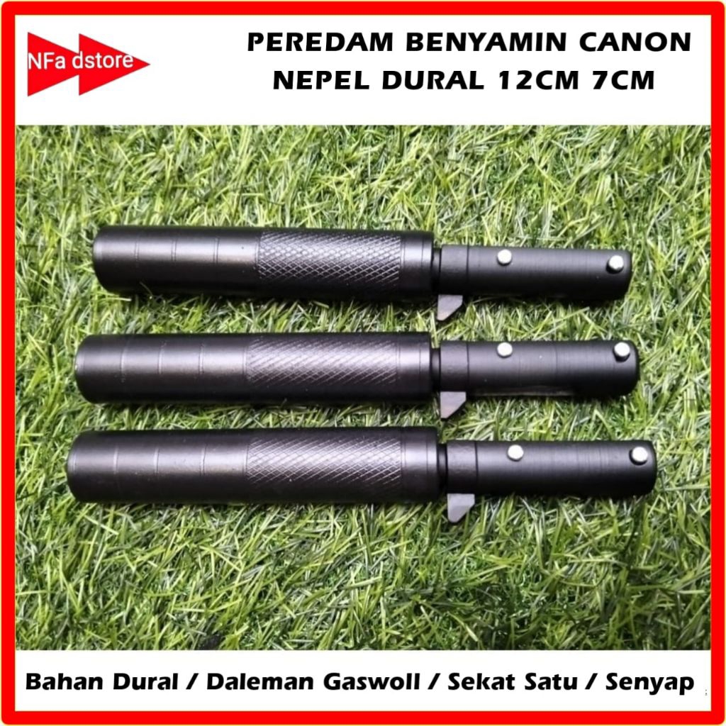 Peredam Benyamin Canon + Nepel Dural 12cm 7cm