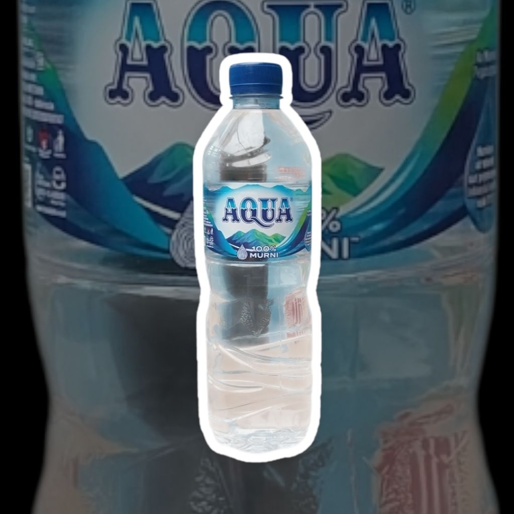 Aqua botol 600ml 1dus (24 botol)