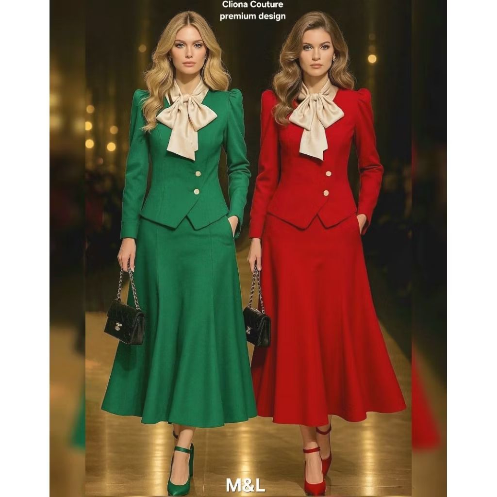 Cliona couture Set Premium pita bhn matt stretch elegant