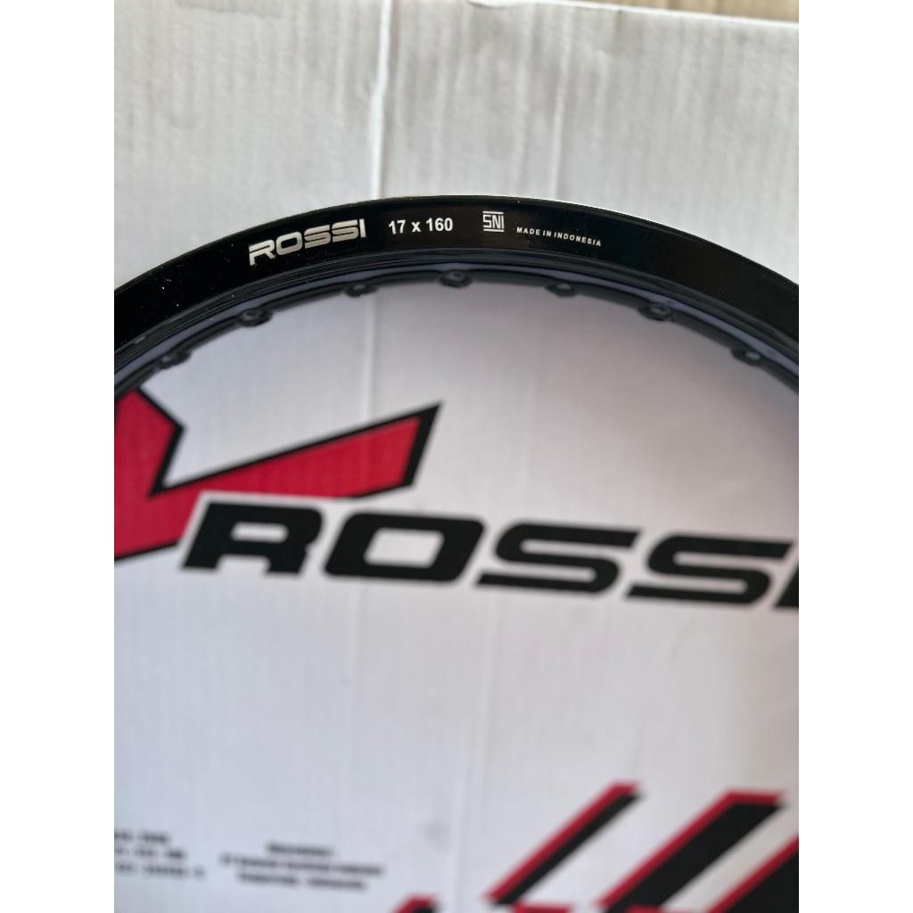 VELG ROSSI RING 17 HITAM - VELG ROSSI JARI JARI RING 17