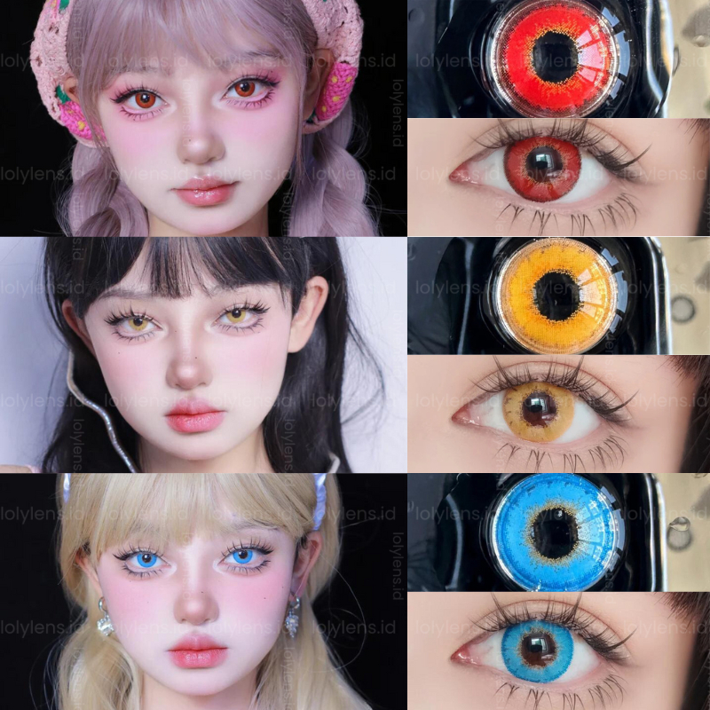 [COD] ORIGINAL SOFTLENS LOLYLENS.ID My Chiba Cupid Anime Lens by Pinkin - Softlens cosplay/NORMAL MI