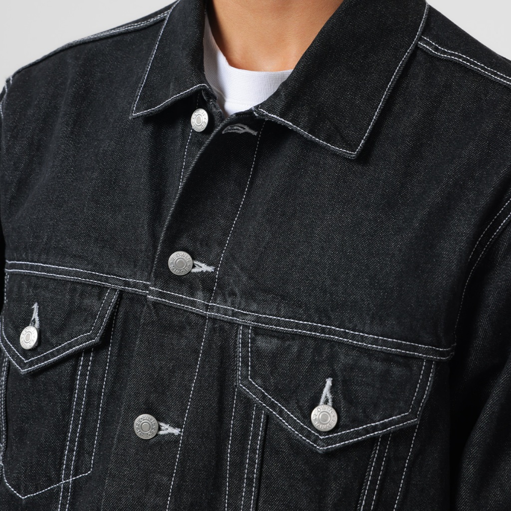 PROMO TERBARU EDWIN JEANS - Jacket Denim Trucker Relaxed Fit Black Rinsed