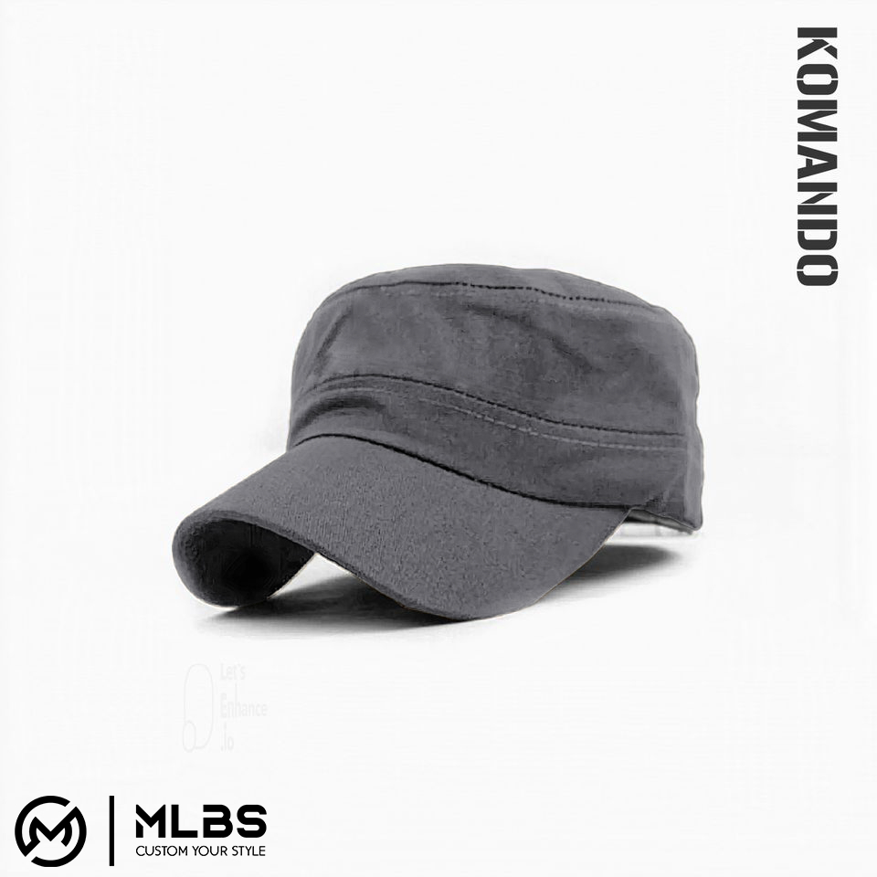 Topi komando custom logo desaine sendiri CMYKK