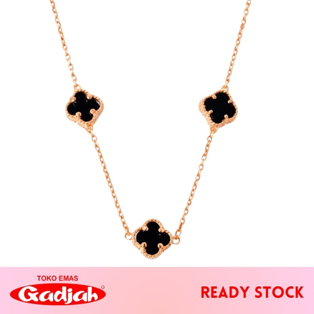Kalung New Fancy VC 3 Daun Minimalis - Toko Emas Gadjah