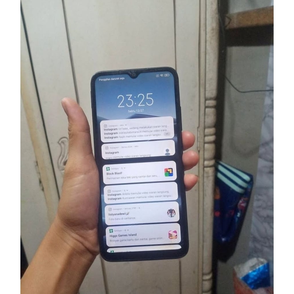 HP Redmi gA ram 2 32 second pengecas hpa