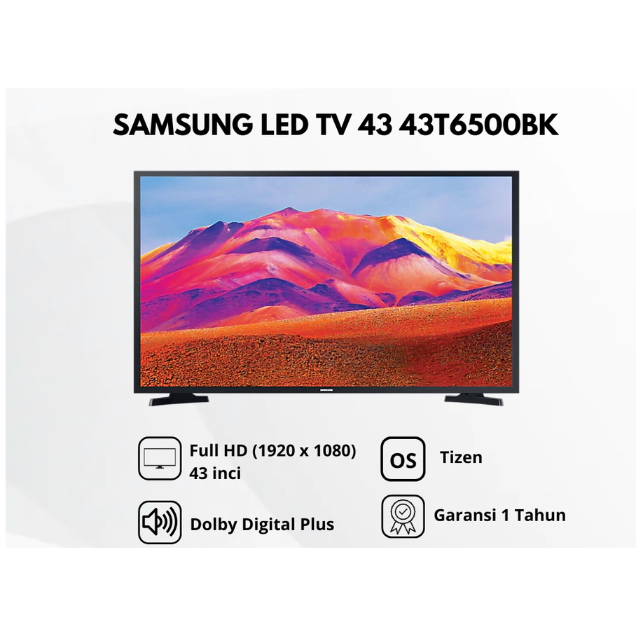 TV Samsung 43 inch - UA43T6500BK | SAMSUNG LED TV 43 43T6500BK NEW