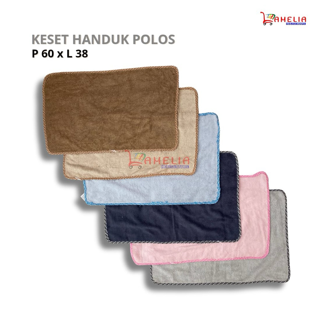 KESET HANDUK POLOS VINCENT AUREL