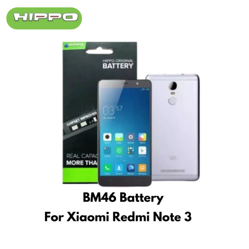 Hippo Baterai Xiaomi Redmi Redmi Note 3 4000Mah - BM46