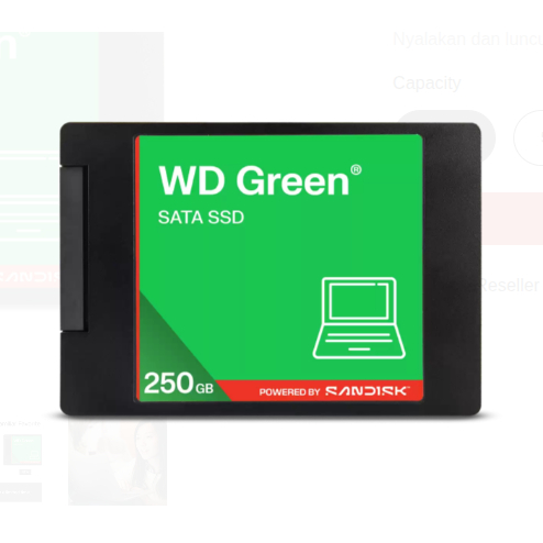 SSD WD GREEN 250GB SATA (WDS250G5G0A) *RESMI