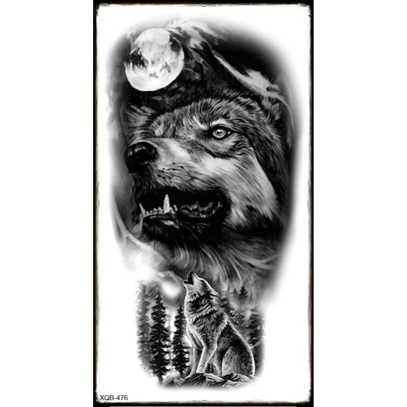 Tato Lengan Motif Hewan Bunga Tengkorak Tato Lengan Pria Wanita