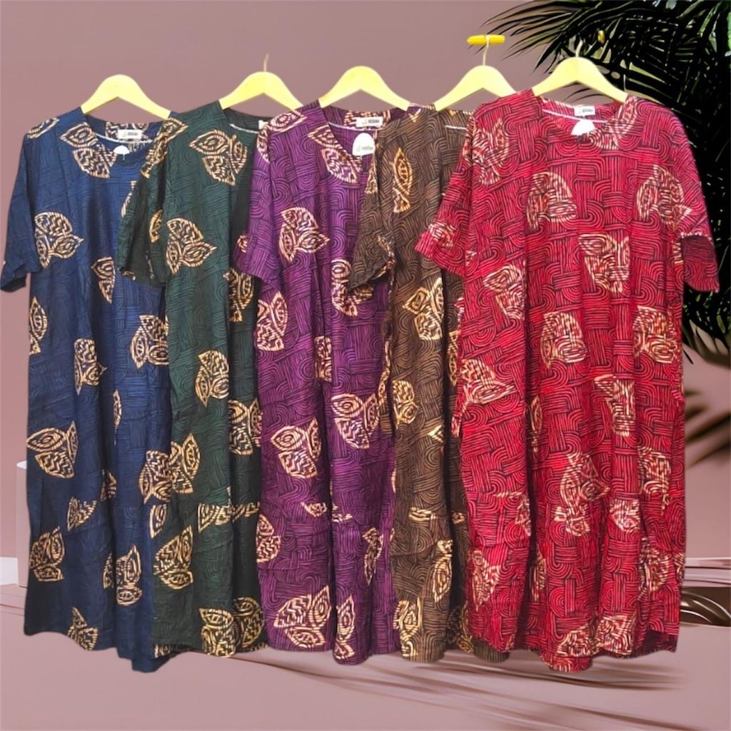 Daster jiddah Rayon Santun Adem Ukuran Jumbo LD 130