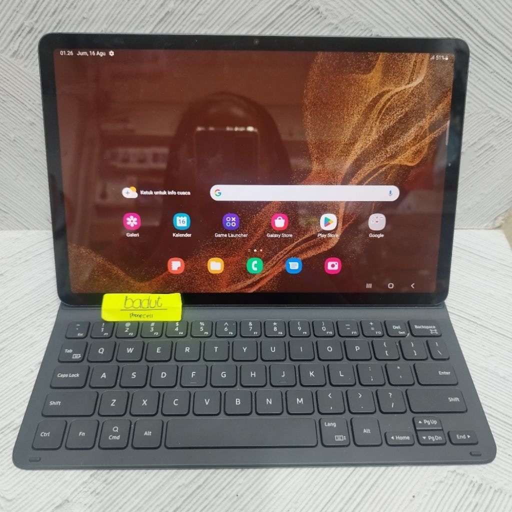 SAMSUNG TAB S8 5G 8/128GB SECOND BEKAS