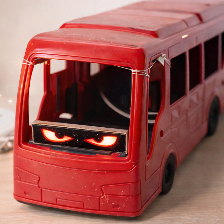 Strobo Mata Miniatur Bus led kedip 3 mode miniatur bus truk khusus harga grosir murah variasi mobil 