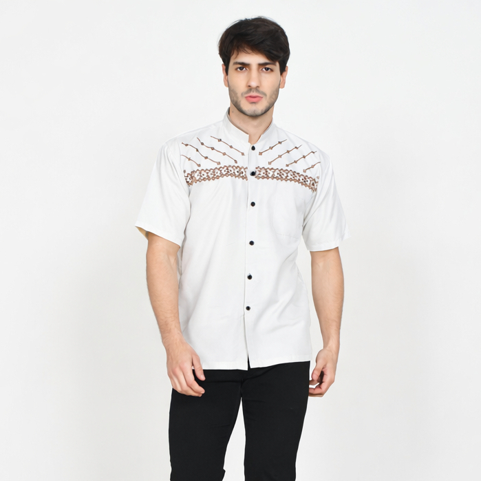 Baju Koko Pria Dewasa Kemko 2026 Lengan Panjang Pendek Terbaru Kemeja Lebaran Remaja Cowok Kondangan