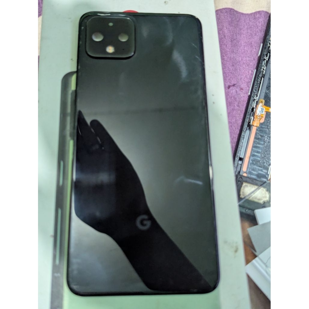 kaca belakang pixel 4 original