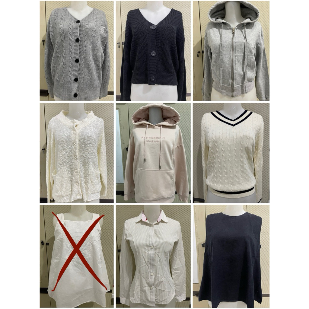 Preloved Cardigan, Hoodie, Sweater, Kutung