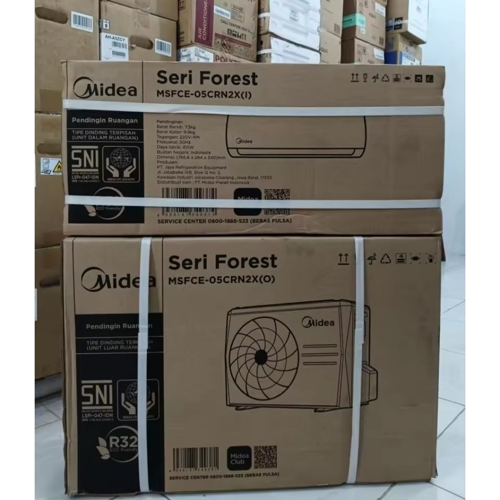 MIDEA AC Standard [1/2 PK] MSFCE-05CRN2X