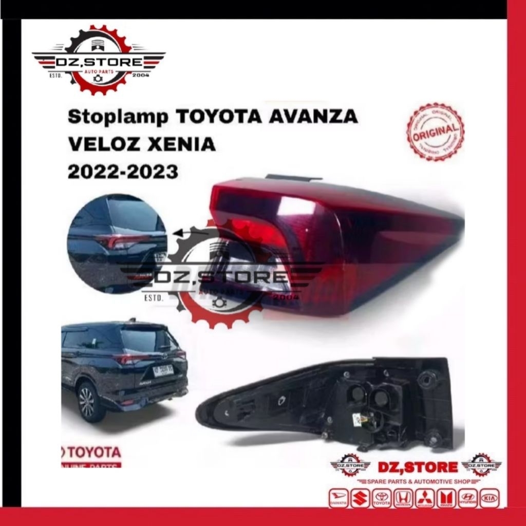 Stoplamp avanza xenia 2022 2023 no led type e x stoplamp lampu belakang avanza xenia 2022 2023 origi