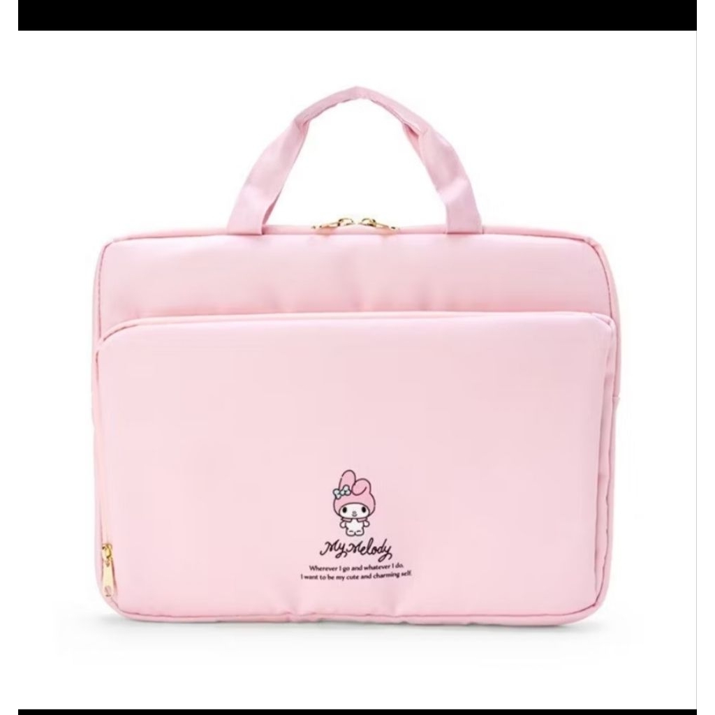 Tas laptop melody pink laptop bag melody tas laptop karakter melody