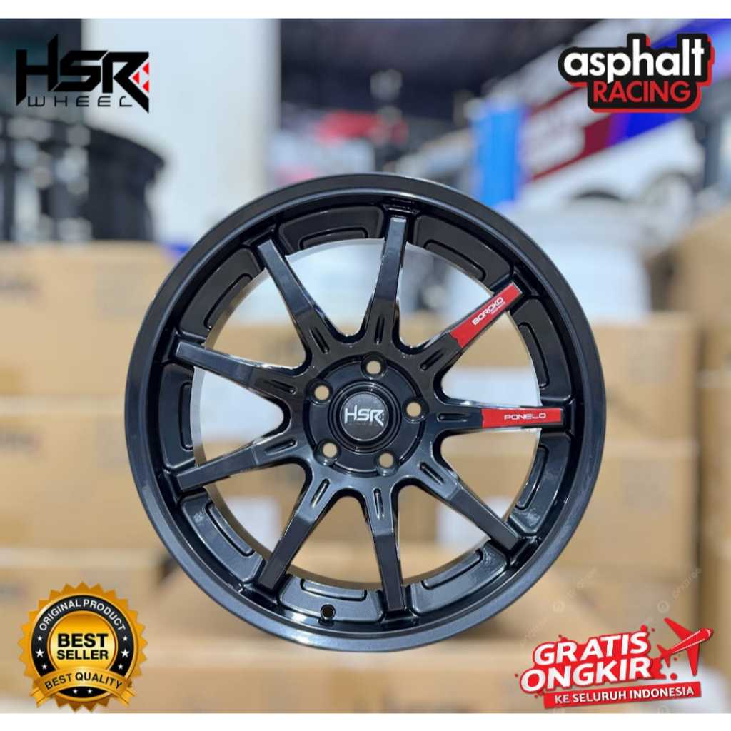 Velg Mobil R18 HSR PONELO Untuk Zenix Santafe Destinator Xforce Creta Kia Sportage Palisade Innova