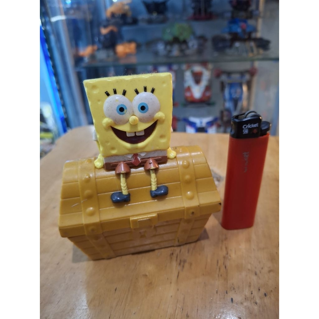 Mainan Figure Spongebob Squarepants (Spongebob, Sandy, Gary) Mainan Jadul Vintage