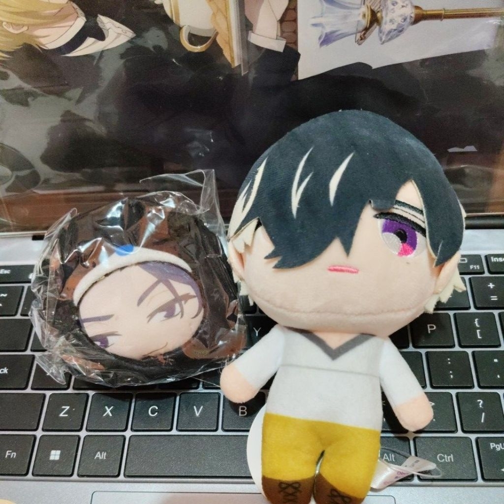 [Official] boneka random free makoto obey me asmodeus moriarty john souma yakuza fiance plushie doll