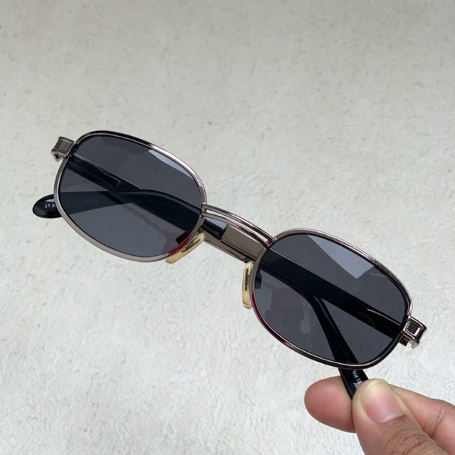 NOS - NITRO NB1539 Silver Vintage Retro Classic Sunglasses Kacamata Hitam Lawasan by Nostalgazed Lap