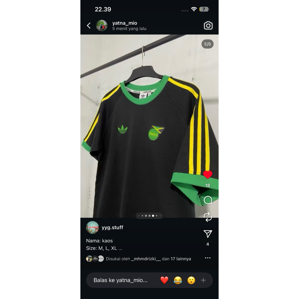 shopee by reques kaos size XL