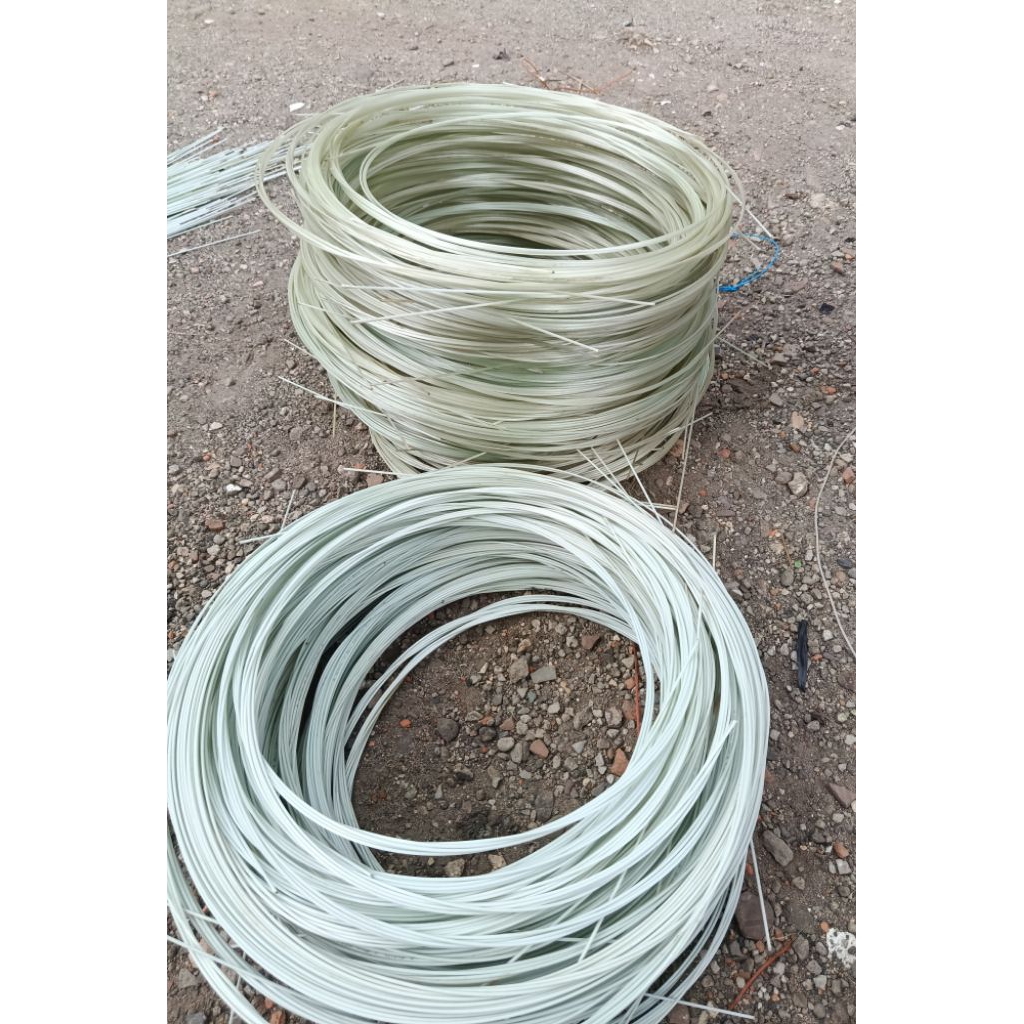 Viber Jeruji Fiber Premium Kuat & Lentur | Putih Susu 2mm / Bening 1,8mm | Kandang Burung & Layangan