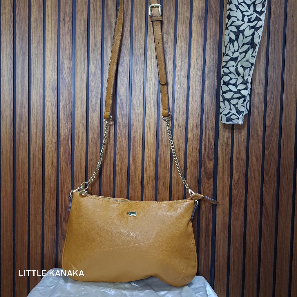 Agatha Sling Bag Wanita Or Coklat Muda