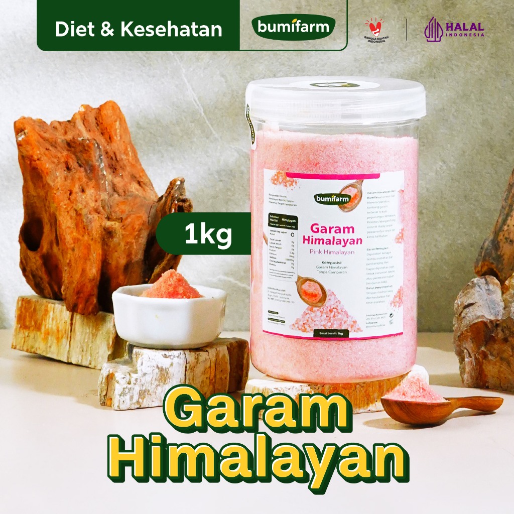 HIMALAYAN SALT ORGANIC 1000G / PINK HIMALAYAN PREMIUM PAKISTAN / HIMALAYAN SALT ORIGINAL / GARAM HIM