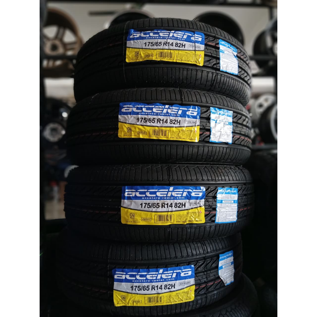 ban standar mobil agya ayla brio calya 175/65 r14 accelera eco plus 175 65 r14 produksi terbaru